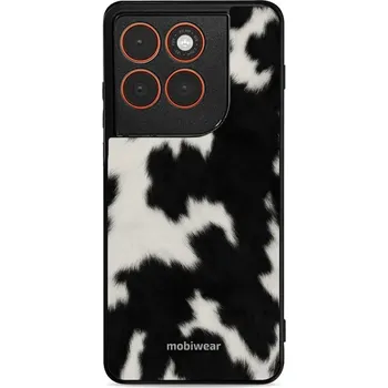 Pouzdro na mobilní telefon Lesklý kryt Mobiwear Glossy - Motorola Edge 70 - G165G Černá strakatá (Prémiové lesklé pouzdro, obal, kryt Mobiwear Glossy na mobil Motorola Edge 70 - G165G Černá strakatá, materiál Plast + TPU silikon - krytí po všech stranách, neošoupatelný potisk, tenk