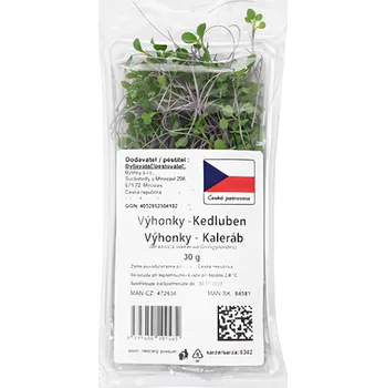 Výhonky kedlubna, vanička 30g