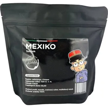 Káva KÁVOHOLIK Štefánik Mexiko 100% arabika 250 g, zrno