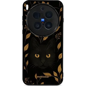 Pouzdro na mobilní telefon Lesklý kryt Mobiwear Glossy - Vivo X300 Pro - G164G Černá kočka (Prémiové lesklé pouzdro, obal, kryt Mobiwear Glossy na mobil Vivo X300 Pro - G164G Černá kočka, materiál Plast + TPU silikon - krytí po všech stranách, neošoupatelný potisk, tenké provedení,