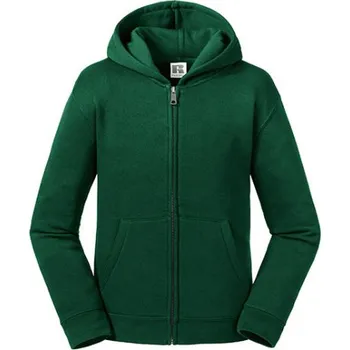 Chlapecká mikina Russell Dětská mikina s kapucí R-266B-0 Bottle Green 152 (XXL)