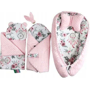 Hnízdečko pro miminko NikaTymi Kojenecký Kokon PRVNÍ VÝBAVIČKA 7 Ks