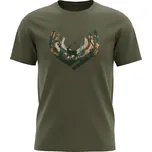 ZÁHOŘÍ Rudel NATURE pánské triko Olive Velikost: XL