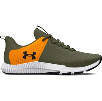 Pánské tenisky Pánské tréninkové boty Under Armour CHARGED ENGAGE 2 11.5 Khaki, Oranžová, Bílá, Černá