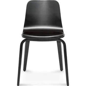 Jídelní židle Židle Hips - Fameg Černé mořidlo, Židle Bez Čalounění 49x80 cm