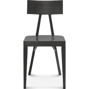 Jídelní židle Židle Akka - Fameg Černé mořidlo, Židle Bez Čalounění 41x84 cm