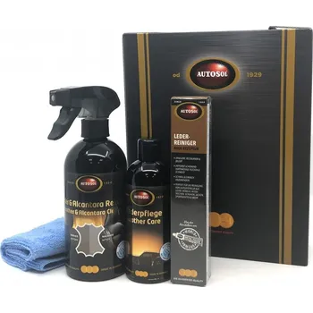 Kosmetická sada Autosol dárková sada na čištění kůže a alcantary