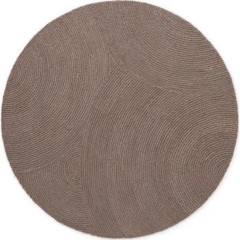 Koberec Hanse Home Kusový koberec Eleni 106219 Taupe kruh Rozměry koberců: 200x200 (průměr) kruh
