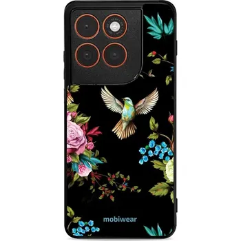 Pouzdro na mobilní telefon Lesklý kryt Mobiwear Glossy - Motorola Edge 70 - G041G - Ptáček a květy (Prémiové lesklé pouzdro, obal, kryt Mobiwear Glossy na mobil Motorola Edge 70 - G041G - Ptáček a květy, materiál Plast + TPU silikon - krytí po všech stranách, neošoupatelný potisk,)
