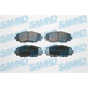 Brzdová destička Sada brzdových destiček, kotoučová brzda SAMKO 5SP1258