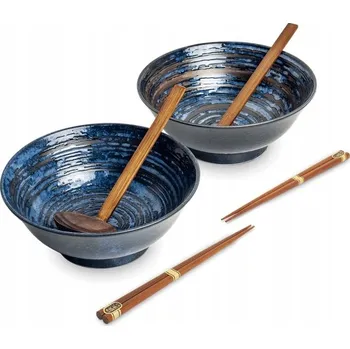 Sada misek Edo Japan s hůlkami a lžící Uzu 22 cm