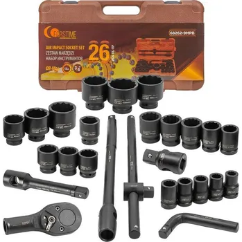 Gola sada FORSTIME Sada nástrčných hlavic 3/4" 12-hranných 17-65mm 26ks s kufrem