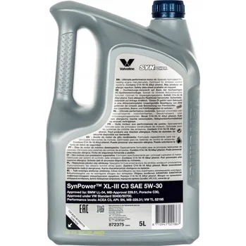 Motorový olej Motorový olej Valvoline 5 l 5W-30