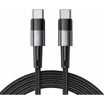 Datový kabel Kabel Tech-protect USB-C - USB-C 2 m černý