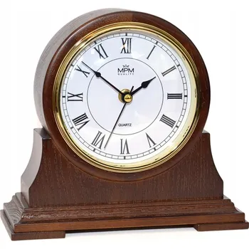 Hodiny DŘEVĚNÉ KRBOVÉ HODINY MPM E03.3887 23x21 cm