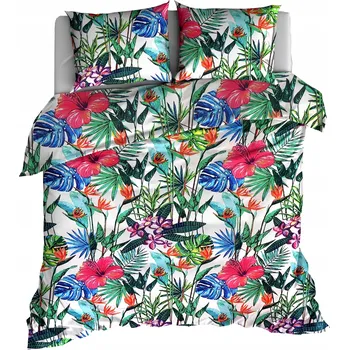 Povlečení POVLEČENÍ BAVLNA 200x200 BAREVNÁ DŽUNGLE