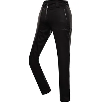 ALPINE PRO Dámské lyžařské softshellové kalhoty s membránou UFEDA ČERNÁ