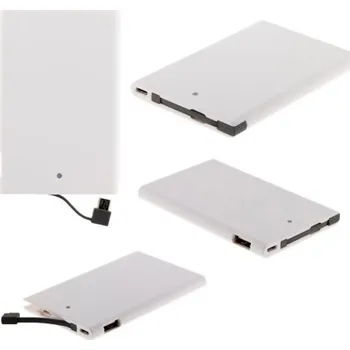 Powerbanka POWERBANK INOTECH 2500 mAh – BÍLÝ PLOCHÝ