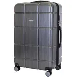 Extra odolný velký kufr T-class® 2222 Waterproof XL, šedá, TSA zámek, 75 x 49 x 29cm
