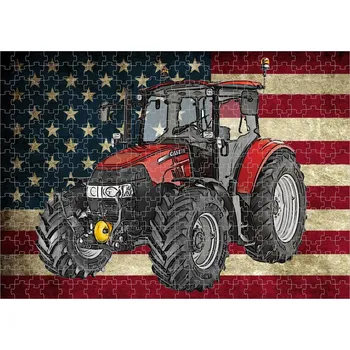 Puzzle puzzle s traktorem Case Farmall 115U Pro 120 dílků