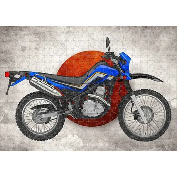 Puzzle puzzle s motorkou YAMAHA XT250 120 dílků