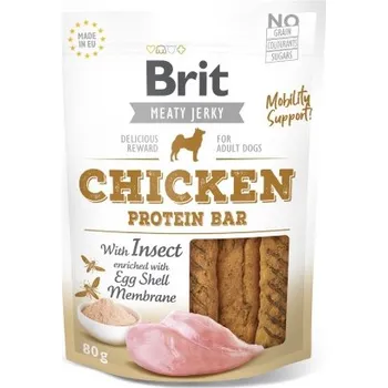 Pro psa Brit Meaty Jerky Chicken Protein Bar - 80g