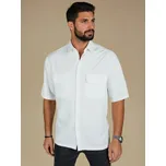 Pánská košile s krátkým rukávem KX1080 Barva: Bílá, Velikost: M
