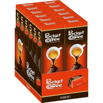 Cukrovinka Ferrero Pocket Coffee Espresso 62,5g cena za kartonové balení (Kartonové balení : 12 ks)
