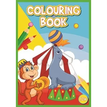 omalovánky Kniha omalovánek 72 stran A4 Cirkus