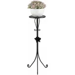 STOJAN NA KVĚTINÁČ BROSE 95X39 CM ČERNÁ