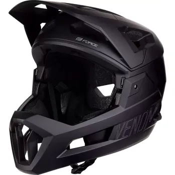 Cyklistická přilba přilba FORCE VENOM downhill, černá L-XL