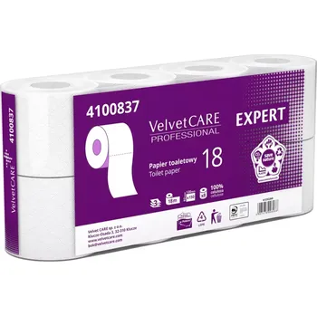 Toaletní papír VelvetCARE toaletní papír Expert, 3 vrstvy, 8 rolí