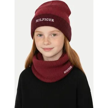 Oblečení a móda Set čepice a tunelová šála Tommy Hilfiger AU0AU01938 Červená L_XL