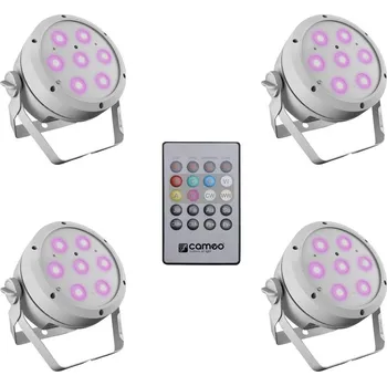 Cameo ROOT PAR 4 WH SET 1 LED PAR reflektor Počet LED: 7 4 W bílá
