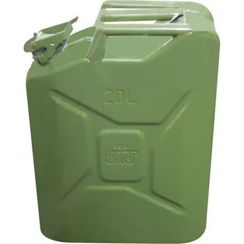 Kanystr Plechový kanystr, zelený, 20 l