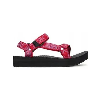 Dámské sandále Dámské sandály Teva Midform Universal - neonově květinové pink/fialové, velikost 39