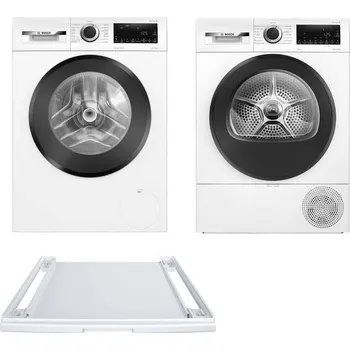 Pračka Bosch WGG244Z5CS + WQG243DNCS + WTZ27400 bílý