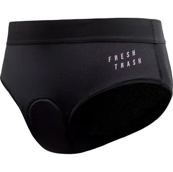 Cyklistické kalhoty Fresh Trash WOMEN'S CONVERT CYCLING PANTIES TRUE BLACK cyklistické kalhotky