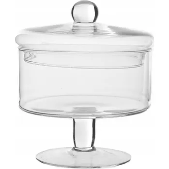 Dóza na potraviny Skleněná dóza s víkem 14 cm Sigma 1624