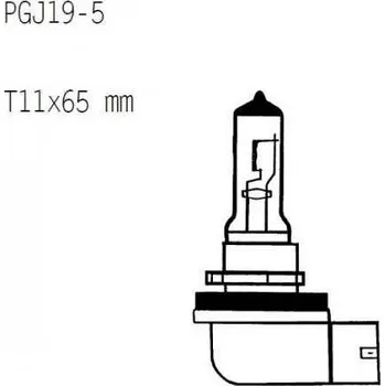 Osvětlení pro motocykl HSM Žárovka 12V65W, H9, PGJ19-5 O=11x65mm
