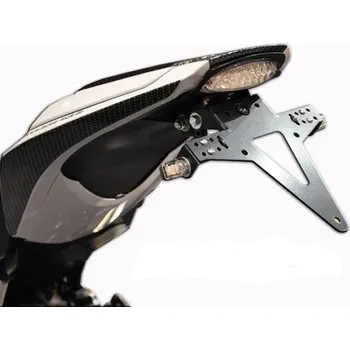 Držák SPZ HSM Držák SPZ HONDA CBR1000RR 08-09, nastavitelný, černý, s držákem odrazky