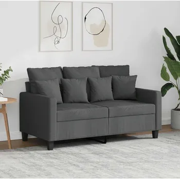 Pohovka vidaXL 2místná pohovka 120 cm textil [359266] Barva: Tmavě šedá