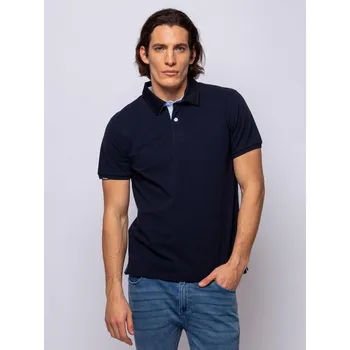 Pánská móda HEAVY TOOLS Pánská polokošile s krátkým rukávem DELIVER MODRÁ