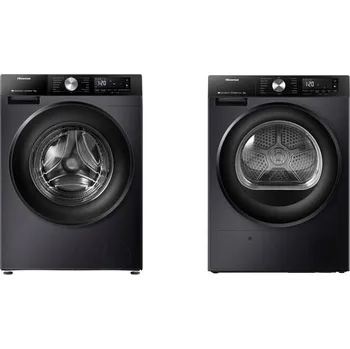 Domácí spotřebič Hisense WF3S8043BB3 + DH3S802BB3 černý