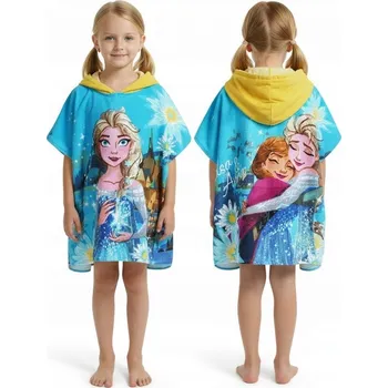 Disney Frozen Bliss plážová osuška pončo 55x110 cm