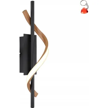 Nástěnné svítidlo Nástěnné svítidlo Globo Lighting černé, integrovaný LED zdroj 12,5 W