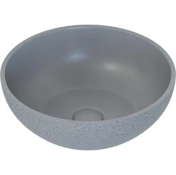 Umyvadlo na desku BERGEN pr. 39 cm beton/šedá