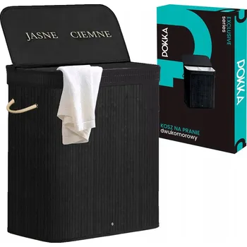 Volně stojící koš na prádlo POKKA 100 l černý