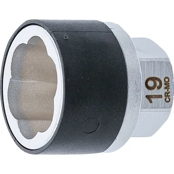 Gola hlavice Nástrčná hlavice se spirálovým profilem / šroubovák , pohon vnější šestihran 19 mm , 19