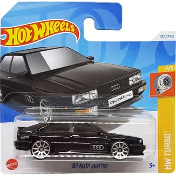auto na autodráhu Hot Wheels 87 Audi Quattro černé